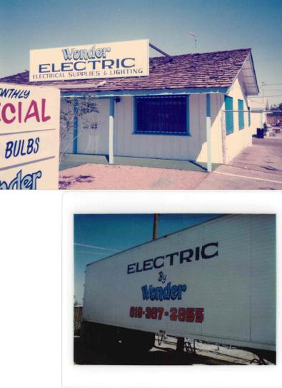 Early Wonder Electric job site in Twentynine Palms